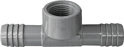1/2  x 1/2  x 1/2  FPT Combination Tee - PVC