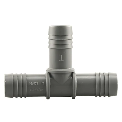 Boshart UPPT-10 Pipe Tee, 1 in, Insert, Polypropylene