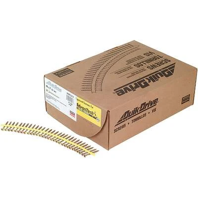 Strong-drive #9 X 2-1/2 In. T-25 Wsv Subfloor Screws, Yellow Zinc Finish (1500 Pk)