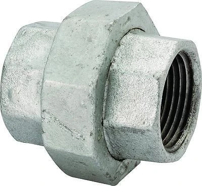 ProSource 34B-1/4G Galvanized Union, 1/4 In, Threaded, 150 PSI