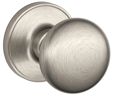 Satin Nickel Stratus Passage Door Knob Set J10str619 By Schlage