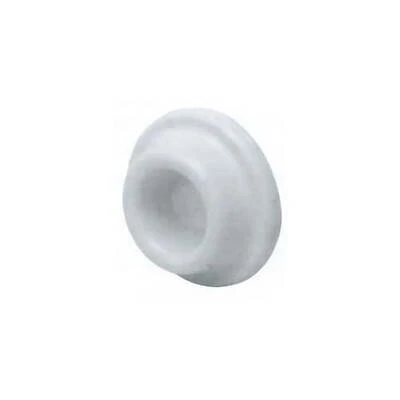 Ives 411r-w White Rubber Wall Doorstop, Adhesive Back, 1 7/8" Base Diameter, 20 Pk