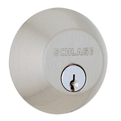 B60n619 Max Security 1-cylinder Deadbolt K4 Satin Nickel, Pack Of 4
