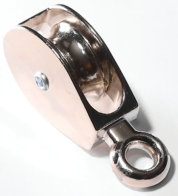 Baron 0174ZD-2 Single Tackle Pulley, 2 In Sheave, 7/16 In Rope