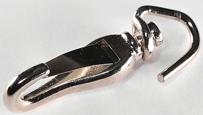 5037-3/8 Nickel Plated Steel Spring Snap Open Swivel 3/8 In