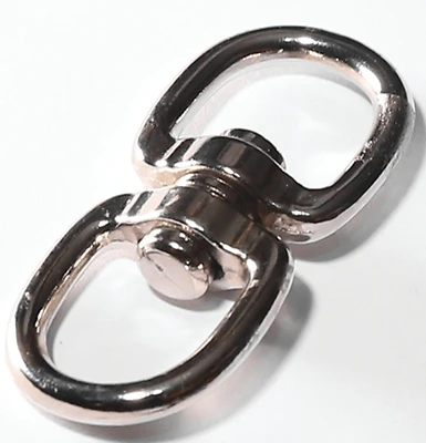 Baron 018-5/8 Chain Swivel, 5/8 In Trade, 90 Lb Working Load, Nickel Plated