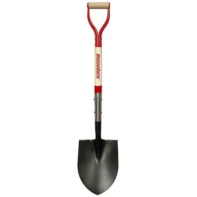 30 In. Wood D-handle Digging Shovel - Razor Back Model 43201