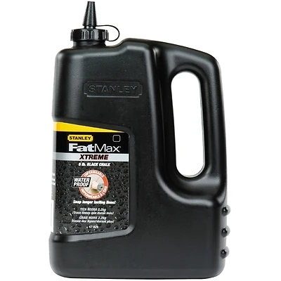 Stanley Fatmax Xtreme 47-828 Waterproof Black Marking Chalk Refill, 5 Lb.
