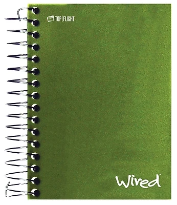 Top Flight 4511478 Wirebound Notebook, Narrow Rule, 180 Sheets, 5.5 x 4 In