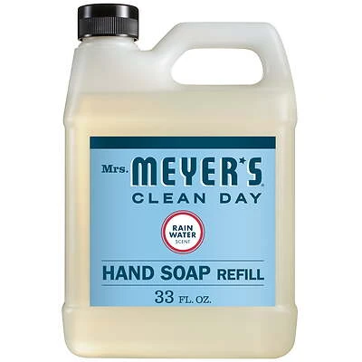 Mrs. Meyer's Clean Day 11216 Liquid Hand Soap Refill, Rainwater, 33 Oz.