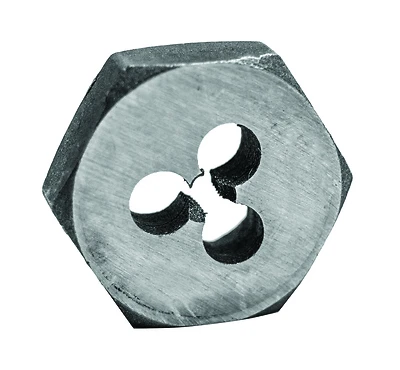 Metric Hexagon Die, Carbon Steel, 3.0 x 0.50mm