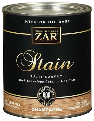 ZAR 50812 Interior Wood Stain, Champagne, 1 Qt.
