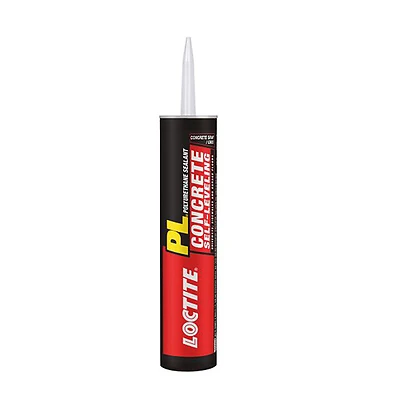 Loctite 1618150 PL Concrete Crack Polyurethane Sealant, Limestone, 10 Oz.