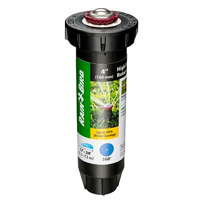 Rain Bird 22SAFPRO Mini Rotor Sprinkler, Full Circle, 4-In. Pop-Up