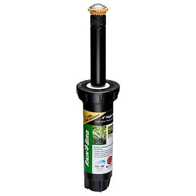 Rain Bird 12SAPROPR 1800 Pro Series Mini Rotor Sprinkler Head, 13-18 Ft., 4-In. Pop-Up