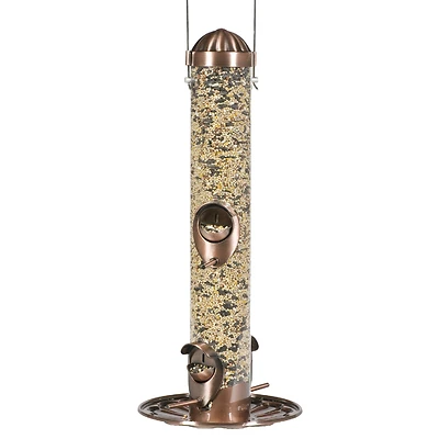 Perky-Pet 385-2 Wild Bird Feeder System, Antique Copper, 1.8 Lb. Capacity