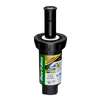 Rain Bird 1802HDSPRS 1800 Pro Series Sprinkler Head, PRS, Half Circle Pattern, 15-Ft. Pop-Up