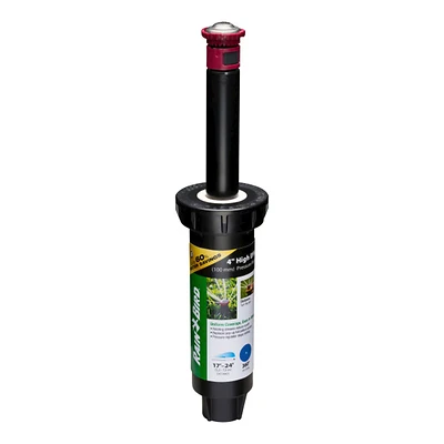 Rain Bird 22SAPROPR Mini Pop-Up Rotor Sprinkler, 4-In., 17-24 Ft.
