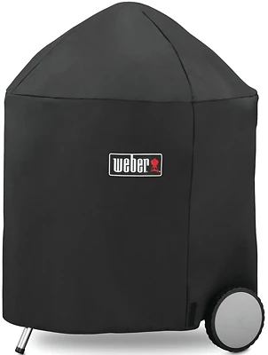 Weber 7153 Premium Grill Cover For 26 In. Charcoal Grills, Black