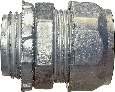 Halex 02310 EMT Compression Connector, 1-In., Die Cast Zinc