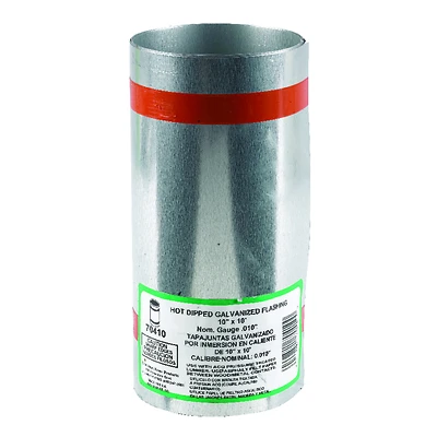 Roll Flashing, Galvanized, 10 In. x 10 Ft.