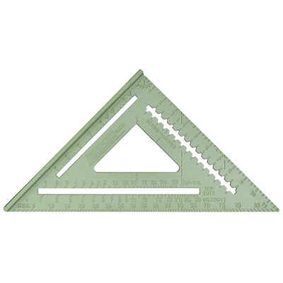 Johnson Level RAS-120 Johnny Square Aluminum Rafter Square, 12 In.