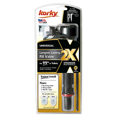 2X Long Life Toilet Fill Valve