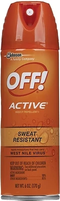 Off! 01810 Active Insect Repellent Aerosol, 15% Deet, 6 oz.