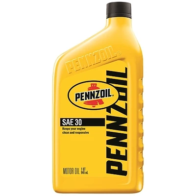 Pennzoil 550034991/3539 Motor Oil, 30WT, 1 qt Bottle