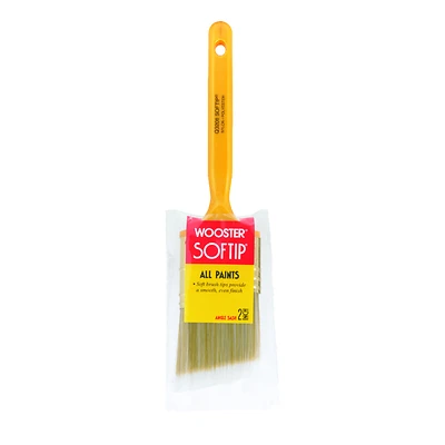 Wooster Softip Angled Sash Paint Brush, 2 In., Nylon/Polyester