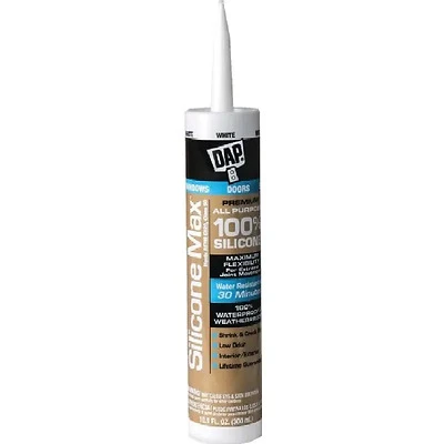 Silicone Max Premium All Purpose 100% Silicone, White, 10.1-oz.