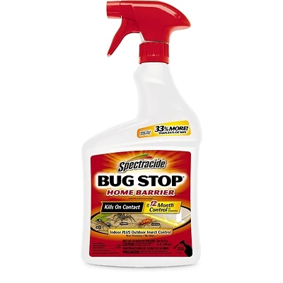 Spectracide HG-96427 Bug Stop Home Barrier Insecticide, Ready-to-Use, 32 oz