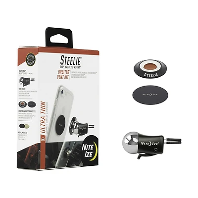 Nite Ize STOVK-01-R8 Steelie Orbiter Phone Vent Mount Kit