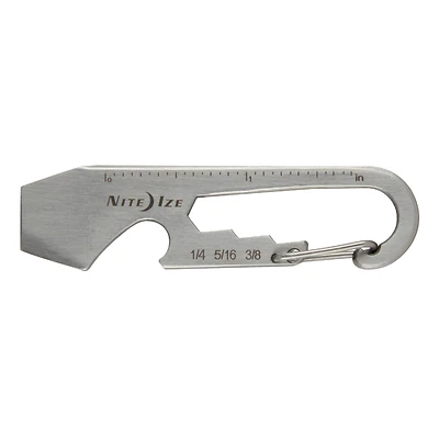 Nite Ize DoohicKey Keychain Multi-Tool, Stainless Steel, 2.6 in.