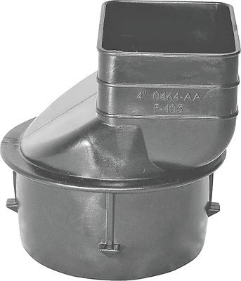 4 In. Downspout Adapter, 3 In. x 4-1/4 In.