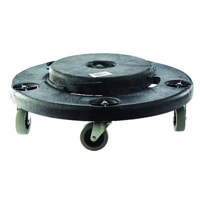 Rubbermaid Brute Container Dolly, 250 Lb, Black