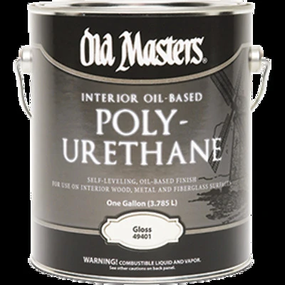 Polyurethane, Oil-Based, Gloss, Clear, 1-Gallon