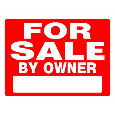 Hillman 840241 For Sale by Owner Sign, 18 x 24-In.