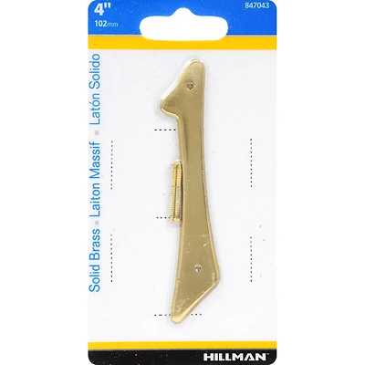 4 in. Solid Brass Number 1