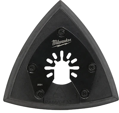 Milwaukee 49-25-2001 Triangle Sanding Pad, Steel Abrasive, 3.35 in L