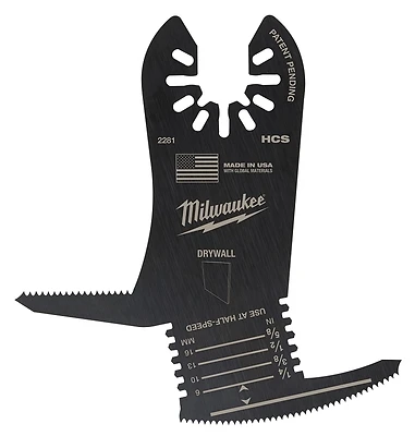 Milwaukee 49-25-2281 Open-Lok 5-in-1 Bi-Metal Drywall Oscillating Blade