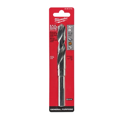 Milwaukee 48-89-2742 Silver & Deming Black Oxide Drill Bit, 5/8 In.