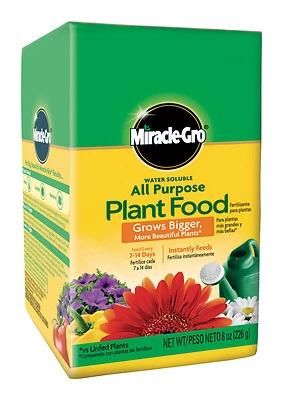 Miracle-Gro 2000992 Water Soluble All Purpose Plant Food, 8 Oz
