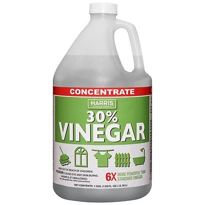 Harris VINE30-128 Cleaning Vinegar, 30% Acetic Acid, 1 Gallon