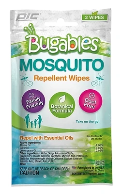 WIPE MOSQUITO REPELLENT 2PK
