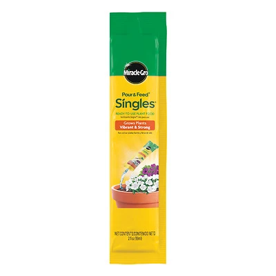 Miracle-Gro Pour & Feed Singles Liquid Plant Food, 2 Oz.