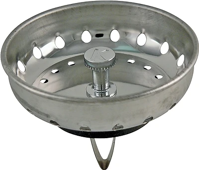Plumb Pak PP820-50 Basket Strainer, Spring Post, 3-1/2 In., Stainless Steel