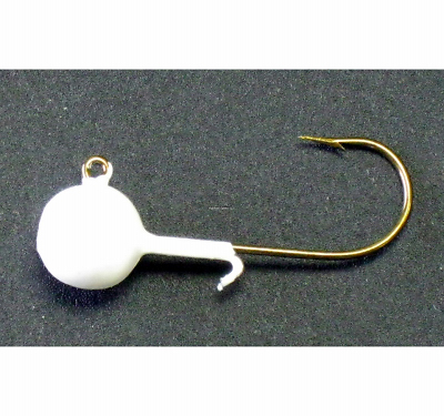 Triple Threat Crappie Jighead, White, 1/32 oz., 10-Pk.