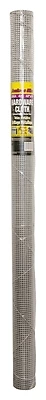 Jackson Wire 11051713 Hardware Cloth, 10 ft L x 48 in W, 1/4 in Mesh, Galvanized