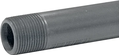 385060d Pvc Schedule 80 Nipple 1 Inch X 6 Inch Gray